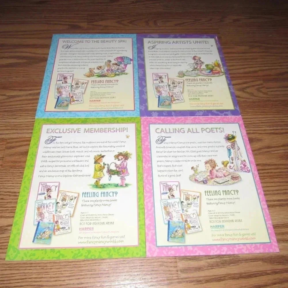 Jane O’Connor and Robin Preiss Glasser FANCY NANCY Set (4) Children's Kids books - Picture 2 of 3